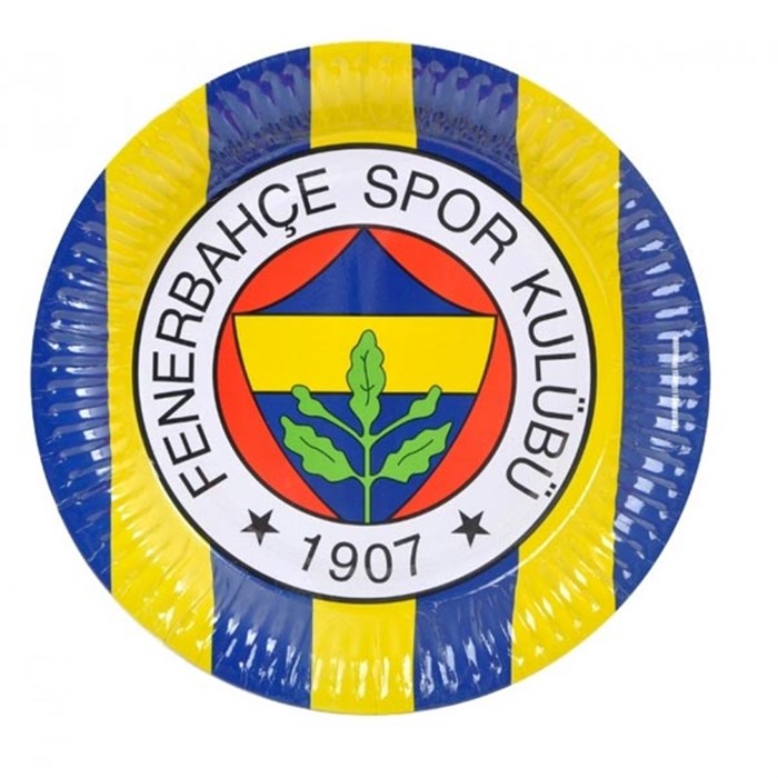 Fenerbahçe Doğum Günü Konseptli Lisanslı Karton Tabak 8 Adet