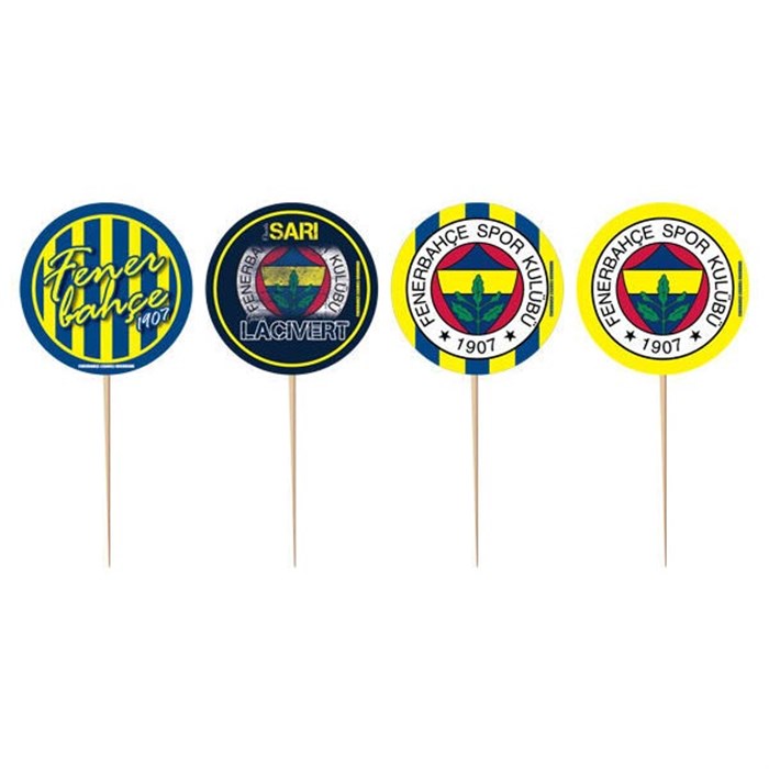 Fenerbahçe Konseptli Lisanslı Kürdan Set - 8 Adet