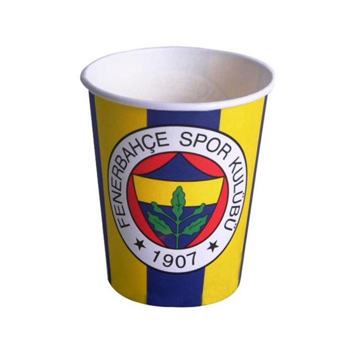 Fenerbahçe Doğum Günü Konseptli Karton Bardak 8 Adet