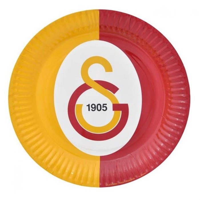 Galatasaray Doğum Günü Kpnseptli Karton Tabak 8 Adet