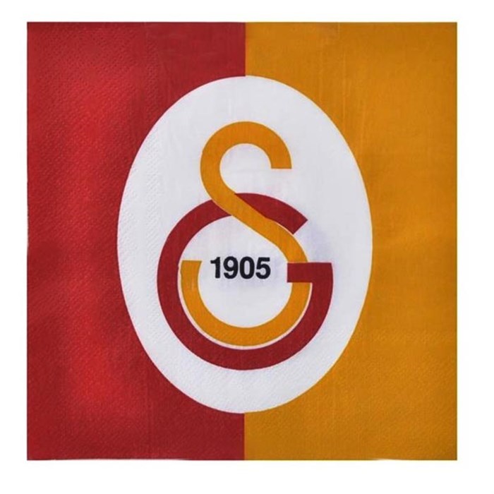 Galatasaray Doğum Günü Konseptli Peçete 16 Adet - 33x33 cm