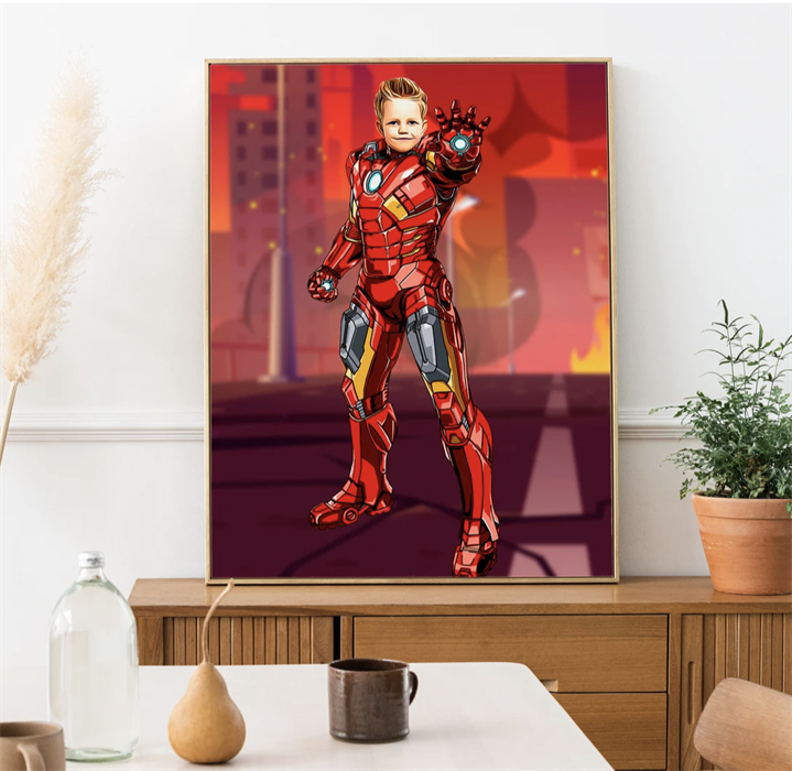Iron Man Poster - Kişiye Özel