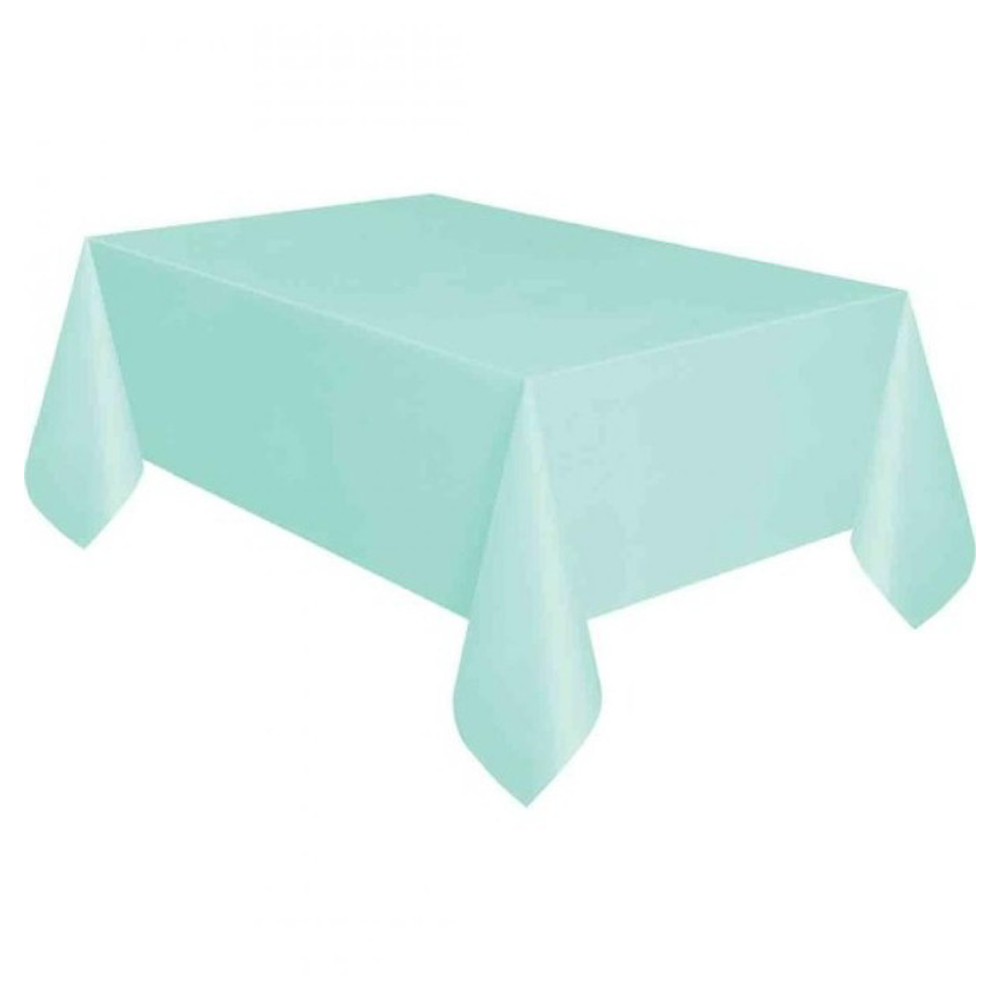 Plastik Mint Yeşili Masa Örtüsü 137x183 cm