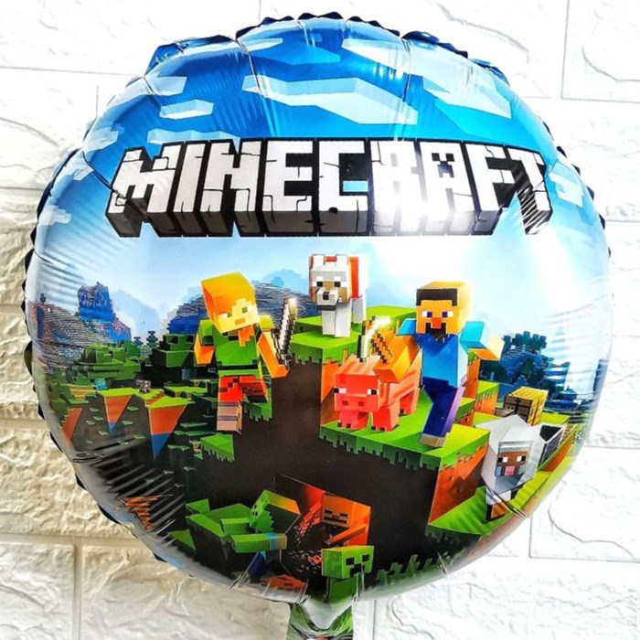 Minecraft Konseptli Folyo Balon