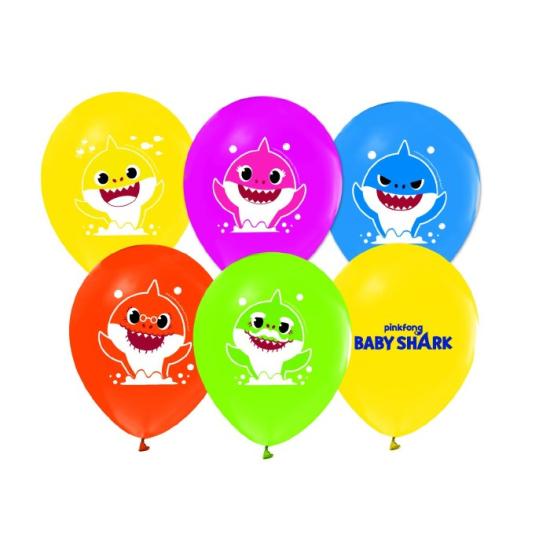 Baby Shark konseptli Doğum Günü Balon - 5 Adet