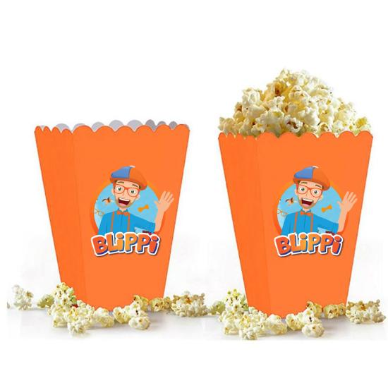 Blippi Konsepti Popcorn Mısır Kutusu 5’li
