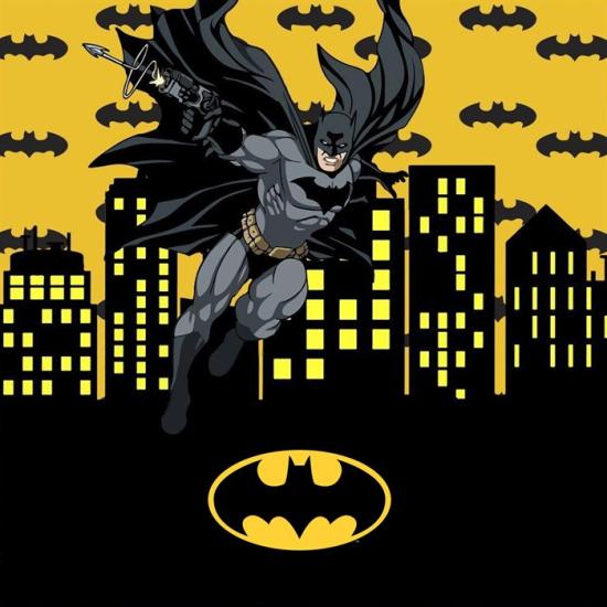 Batman Doğum Günü Kare Branda Afişi