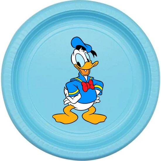 Donald Duck Temalı Plastik Tabak 5’li