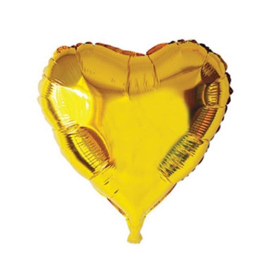 Gold Kalp Folyo Balon 40 cm