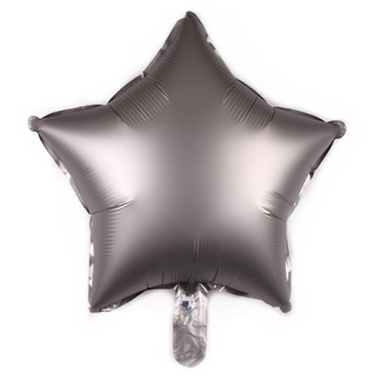 Krom Gümüş Yıldız Folyo Balon