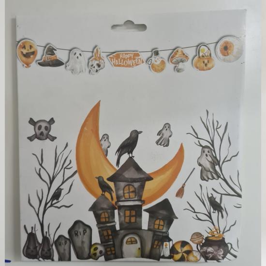 Halloween Hayalet Temalı Banner Afiş Set