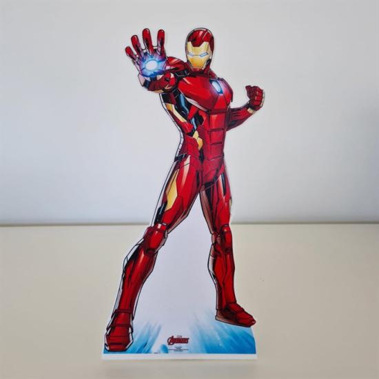 Avengers İron Man Temalı Ayaklı Dekor Pano 30 cm