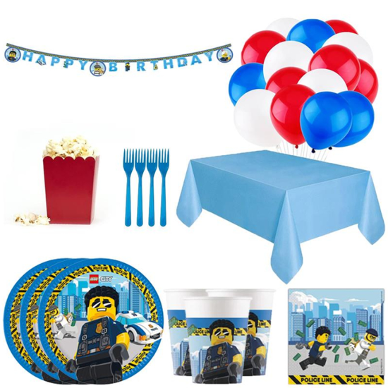 Lego Konseptli 16 Kişilik Doğum Günü Seti