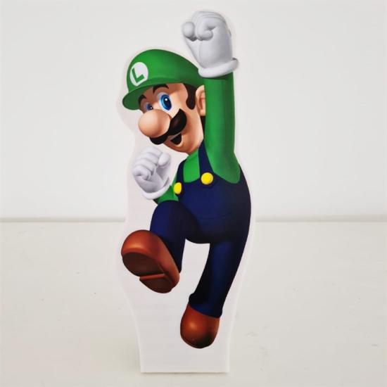 Super Mario Luigi Ayaklı Dekor Pano 30 cm
