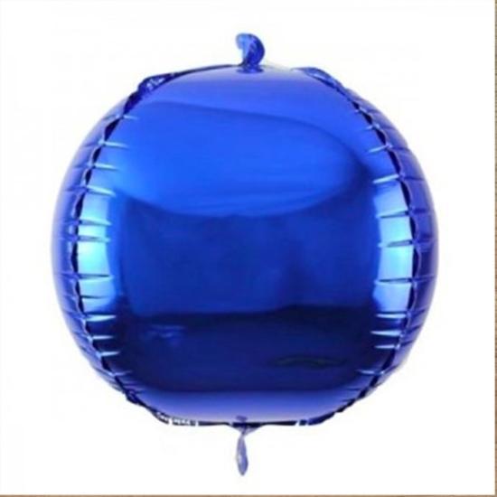 Folyo Balon Mavi Küre - 45 cm