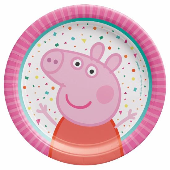 Peppa Pig Temalı Karton Tabak 8’li