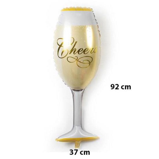 Şampanya Kadehi Folyo Balon 93 cm