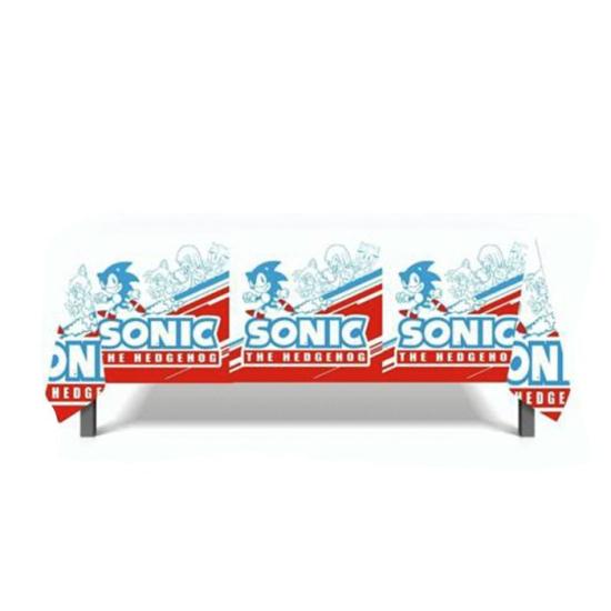 Sonic Temalı Masa Örtüsü