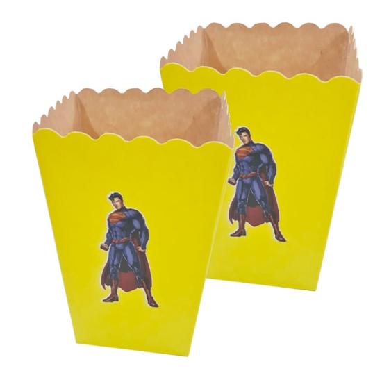 Superman Temalı Mısır Popcorn Kutusu 5 adet