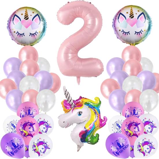 Unicorn Konsepti Doğum Günü Balon Seti