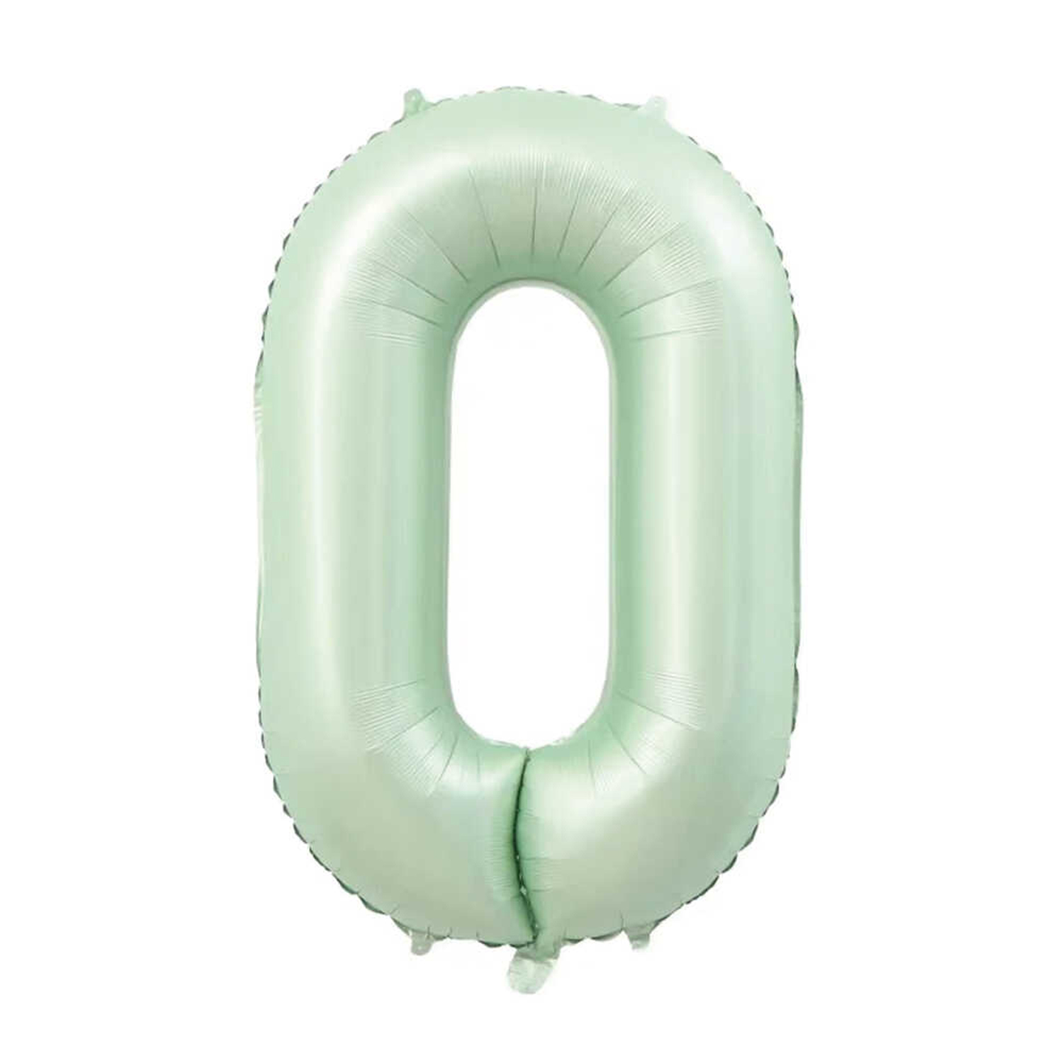 0 Rakam Su Yeşili Folyo Balon 80 cm