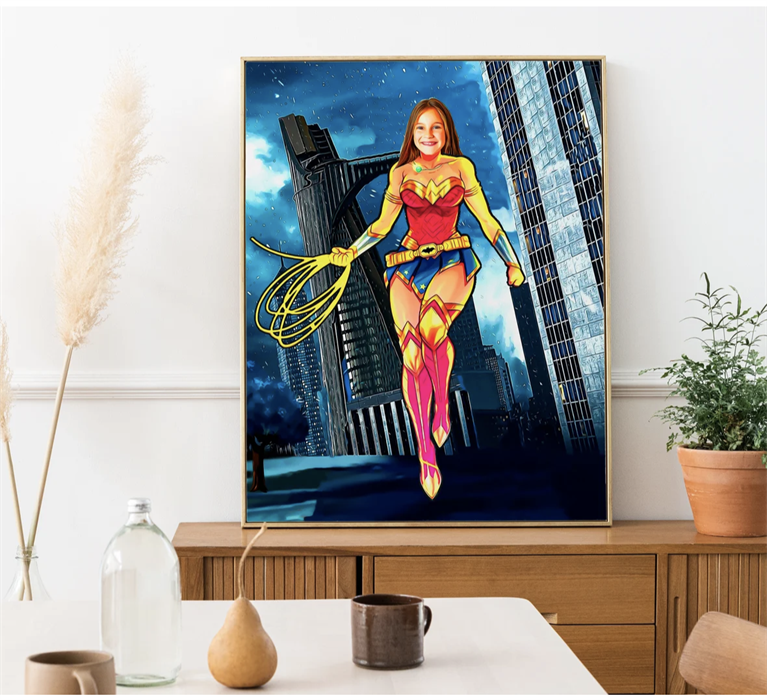 Wonder Woman Poster - Kişiye Özel