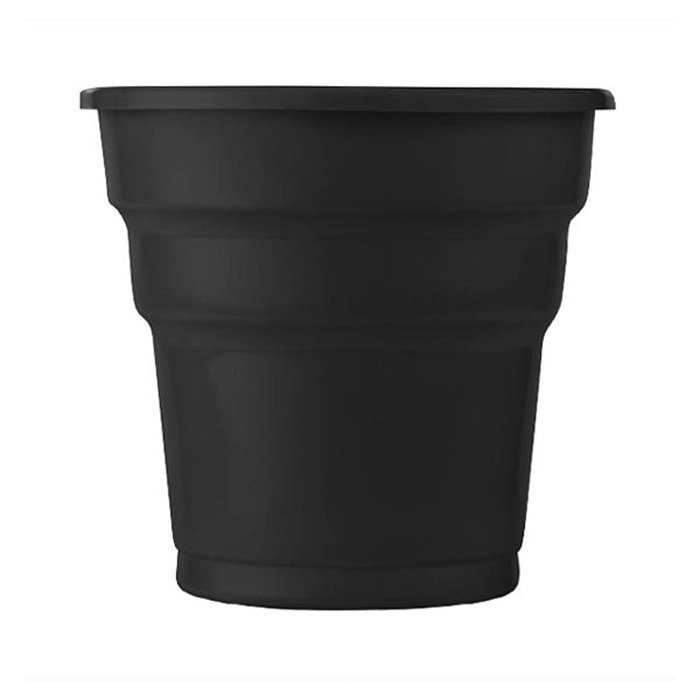 Plastik Siyah Bardak 5 Adet 200 ml