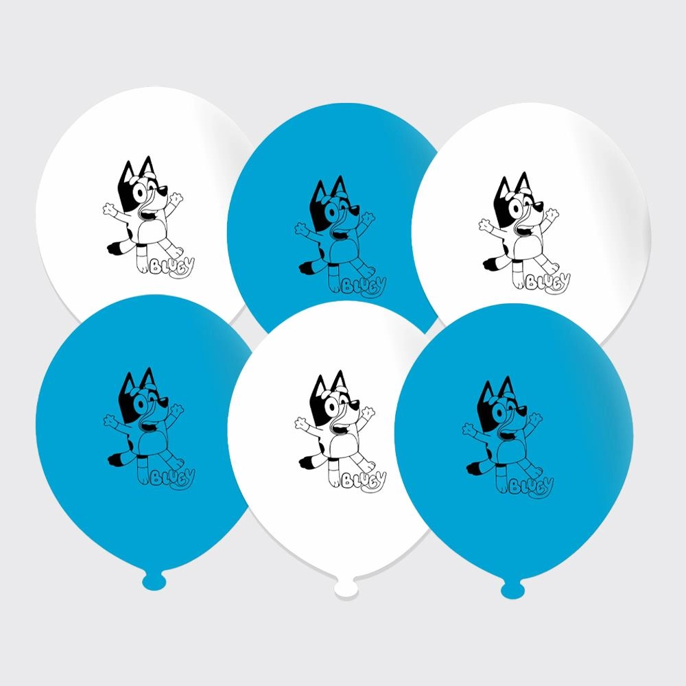 Bluey Baskılı Lateks Balon 5 Adet