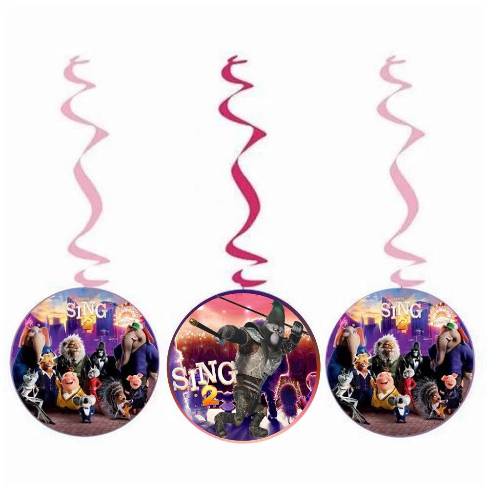 Sing 2 Temalı Sarkıt Asma Süs