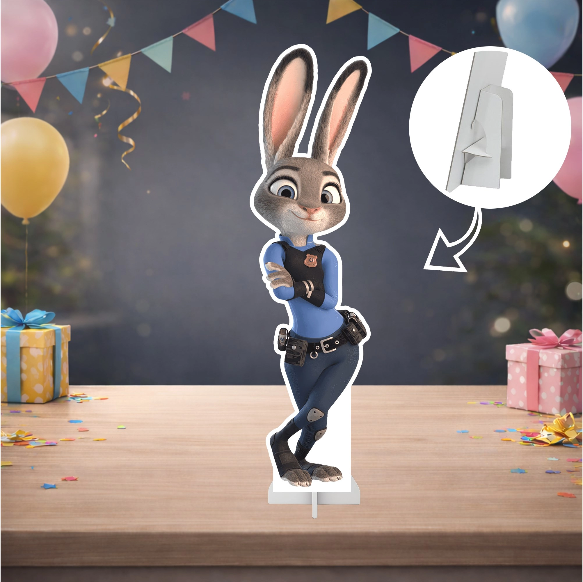Zootopia Temalı Masa Panosu Bonnie