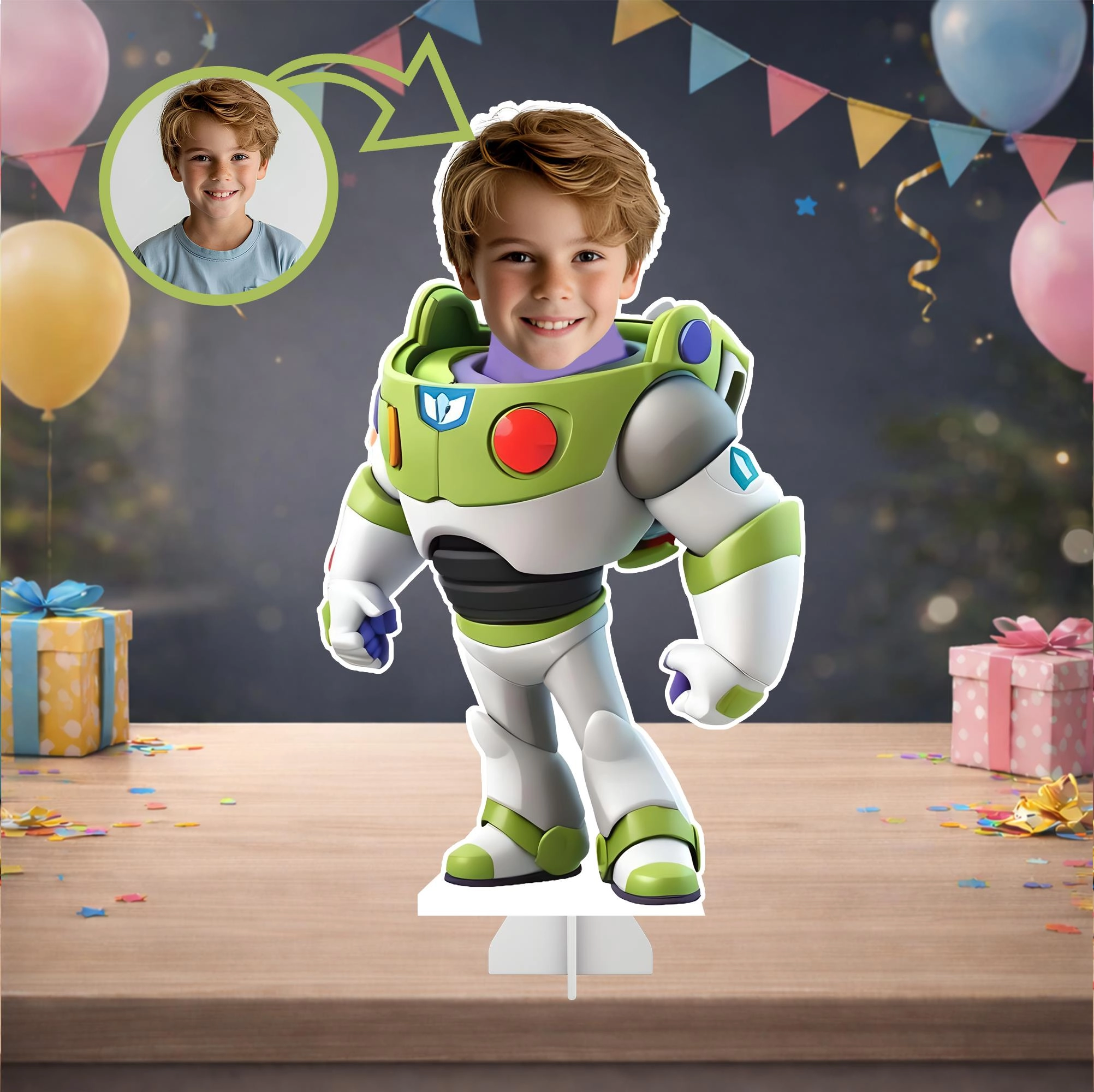Kişiye Özel Buzz Lightyear Temalı Masa Panosu