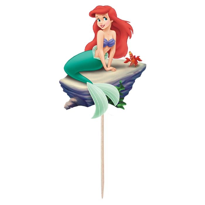 Prenses Ariel Çubuklu Maket Süs