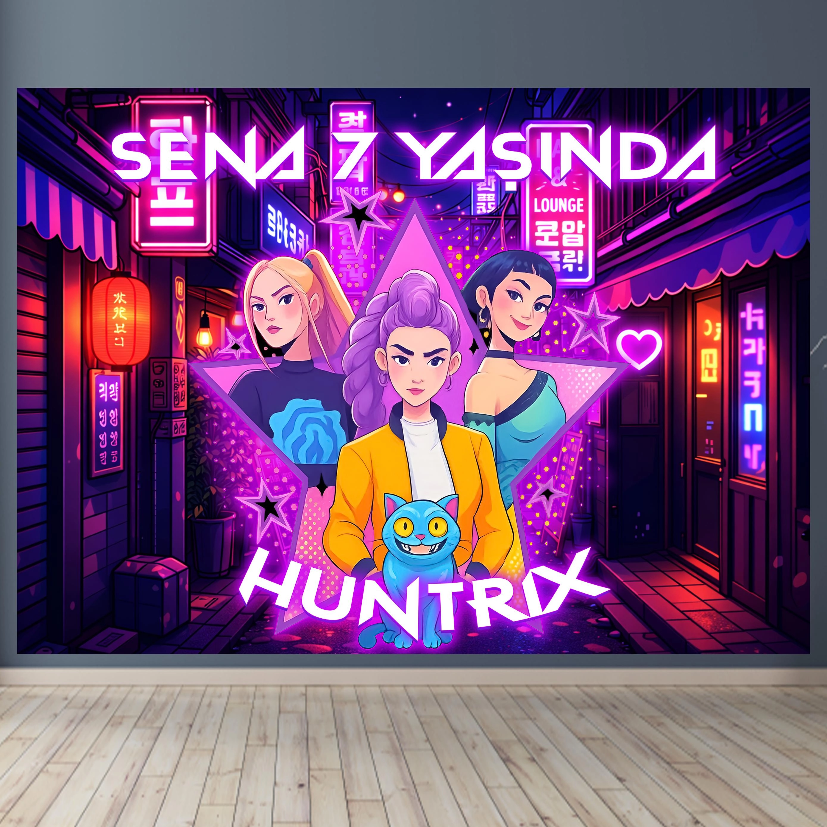K-Pop Kişiye Özel Afiş Banner Kpop