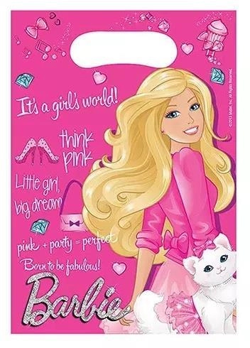 Barbie Temalı 6’lı Poşet