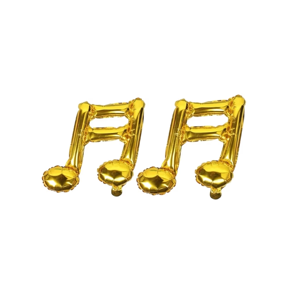 2’li Gold Rengi Nota Folyo Balon