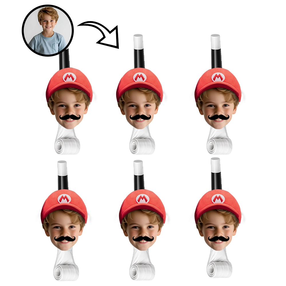 Kişiye Özel 6 Adet Super Mario Temalı Kaynana Dili