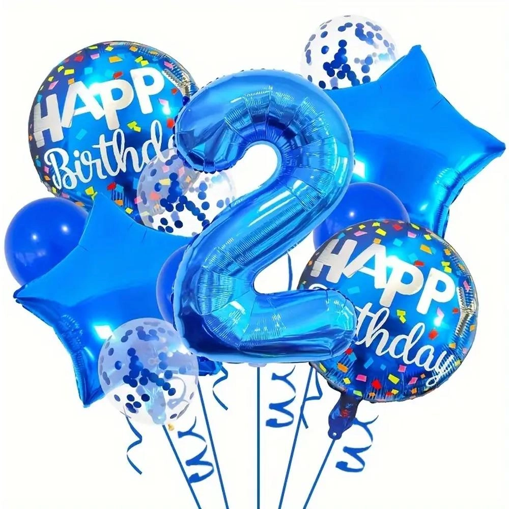 2 Yaş Mavi Balon Seti