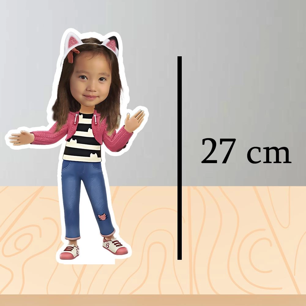 Kişiye Özel  Gabby Girl Temalı Masa Panosu
