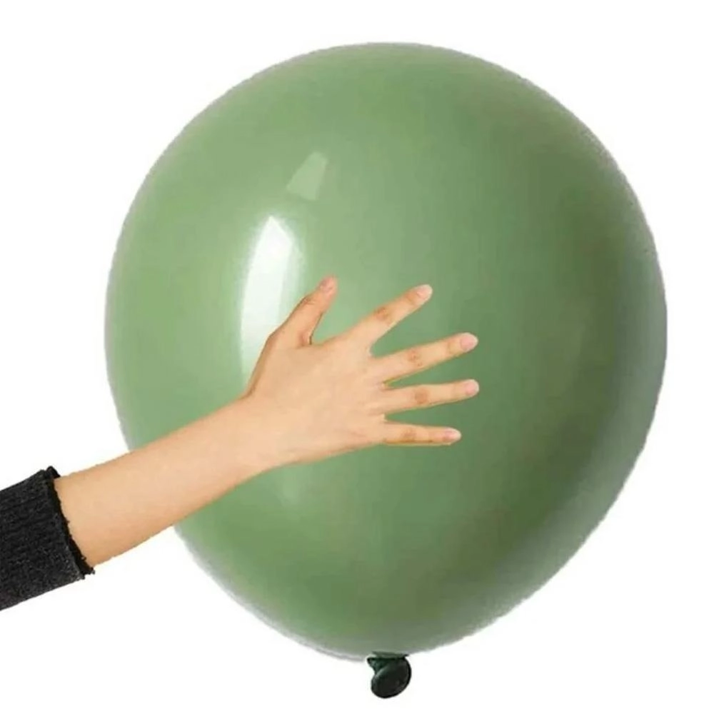 18 İnc Küf Yeşili Renk Jumbo Boy Balon