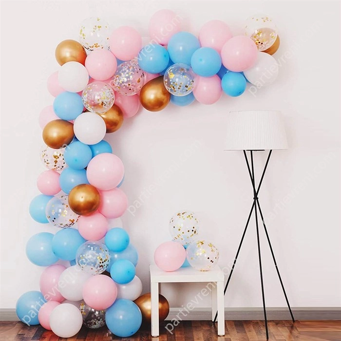 Cinsiyet Belirleme Temalı Zincir Balon Seti