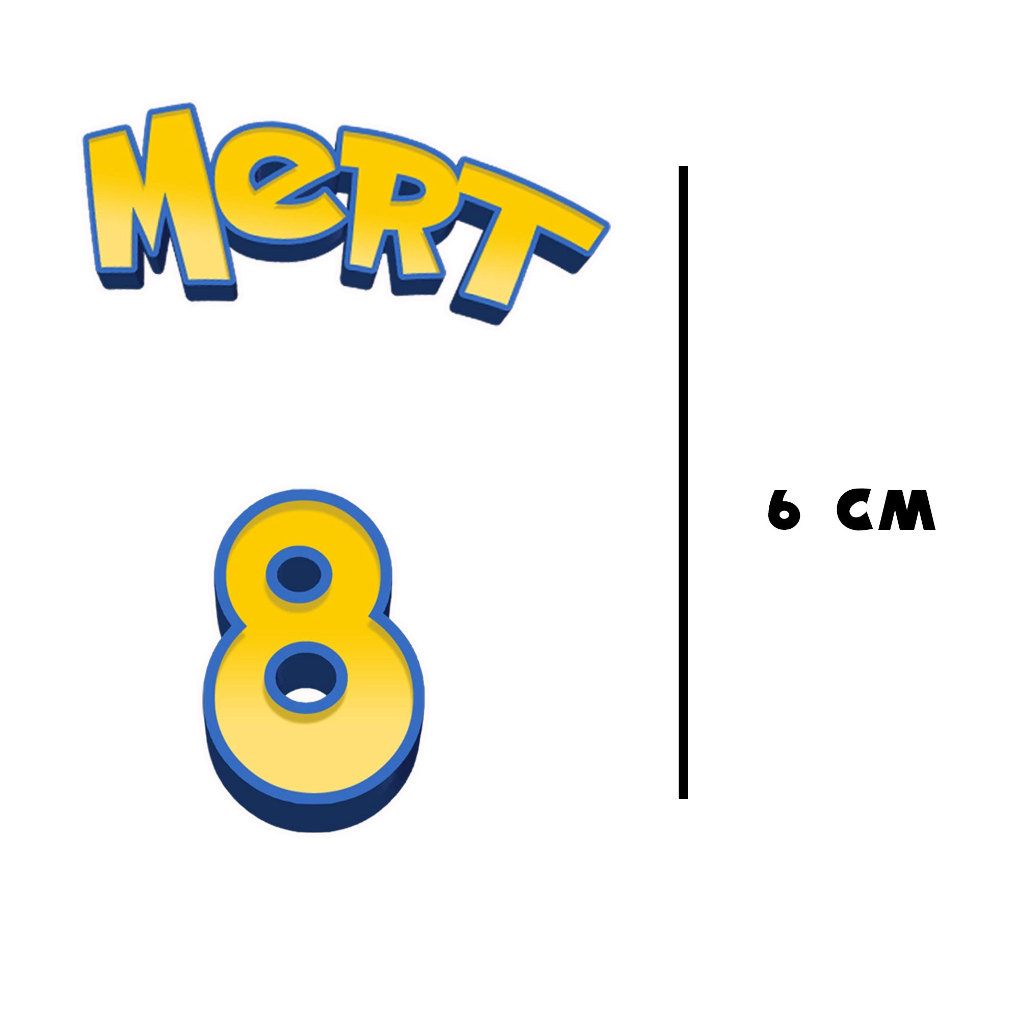 Kişiye Özel İsimli ve Yaş Seçenekli Pokemon Temalı Kafa Kürdan 8’li Set