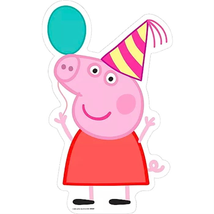 Ayaklı Dekor Pano - Peppa Pig - 29 cm