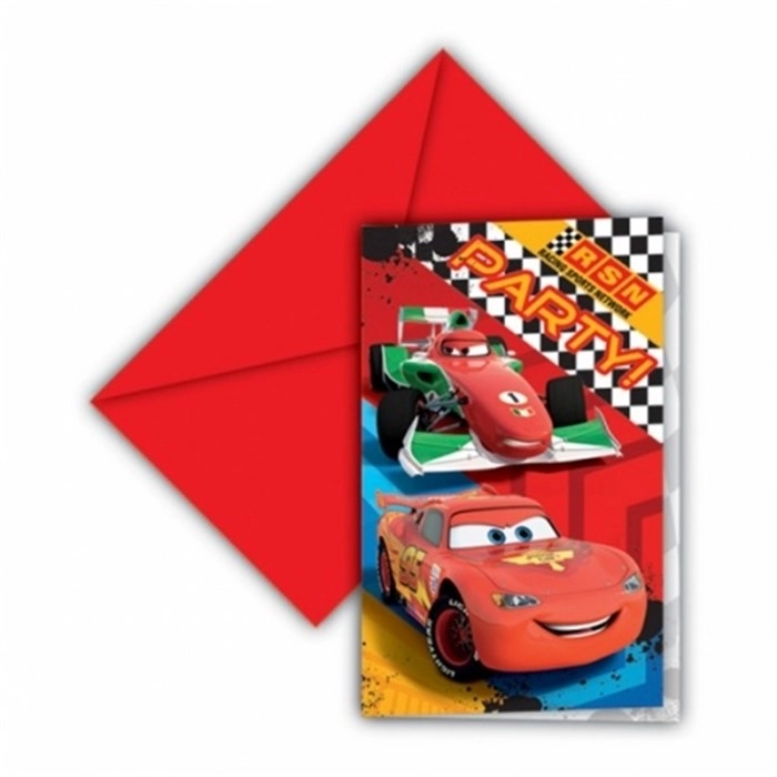 Cars RSN Lisanslı Davetiye - 6 Adet