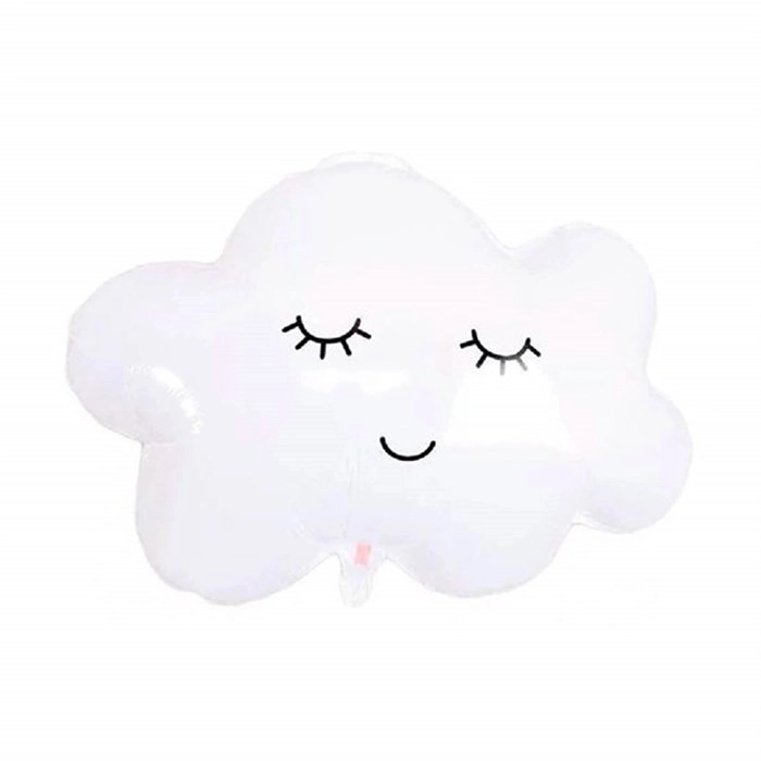 Kirpikli Bulut Folyo Balon 45 cm