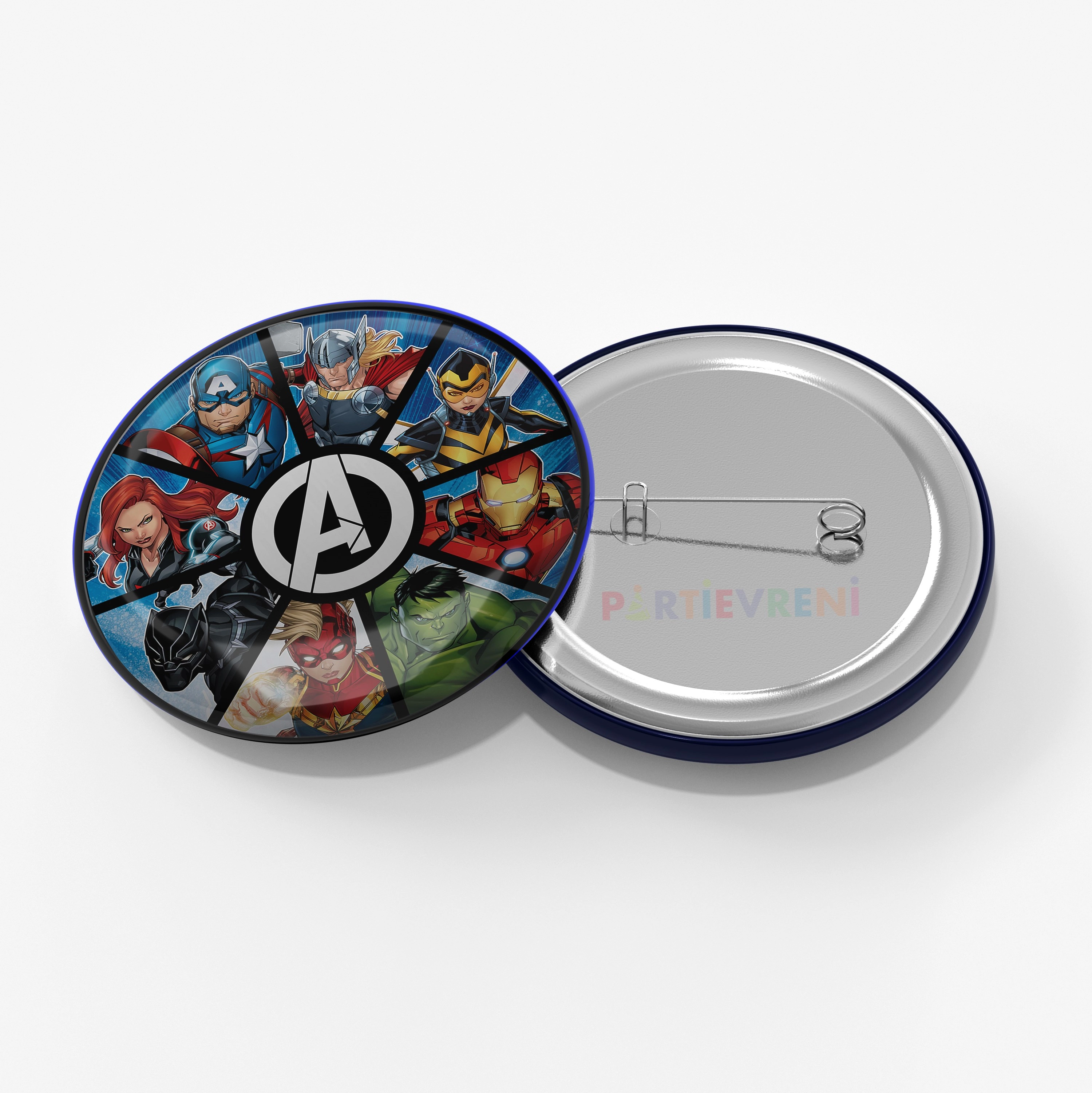 Avengers Temalı İğneli Rozet 1 Adet