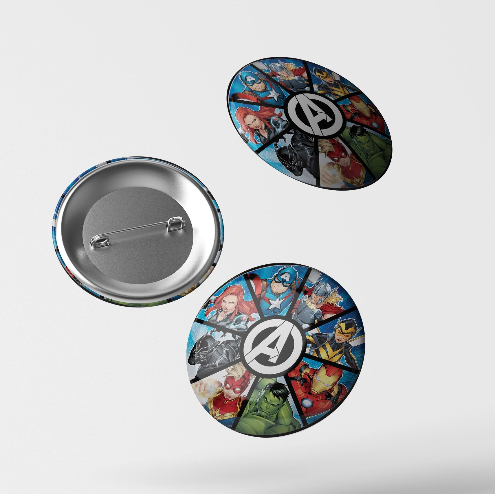 Avengers Temalı İğneli Rozet 1 Adet