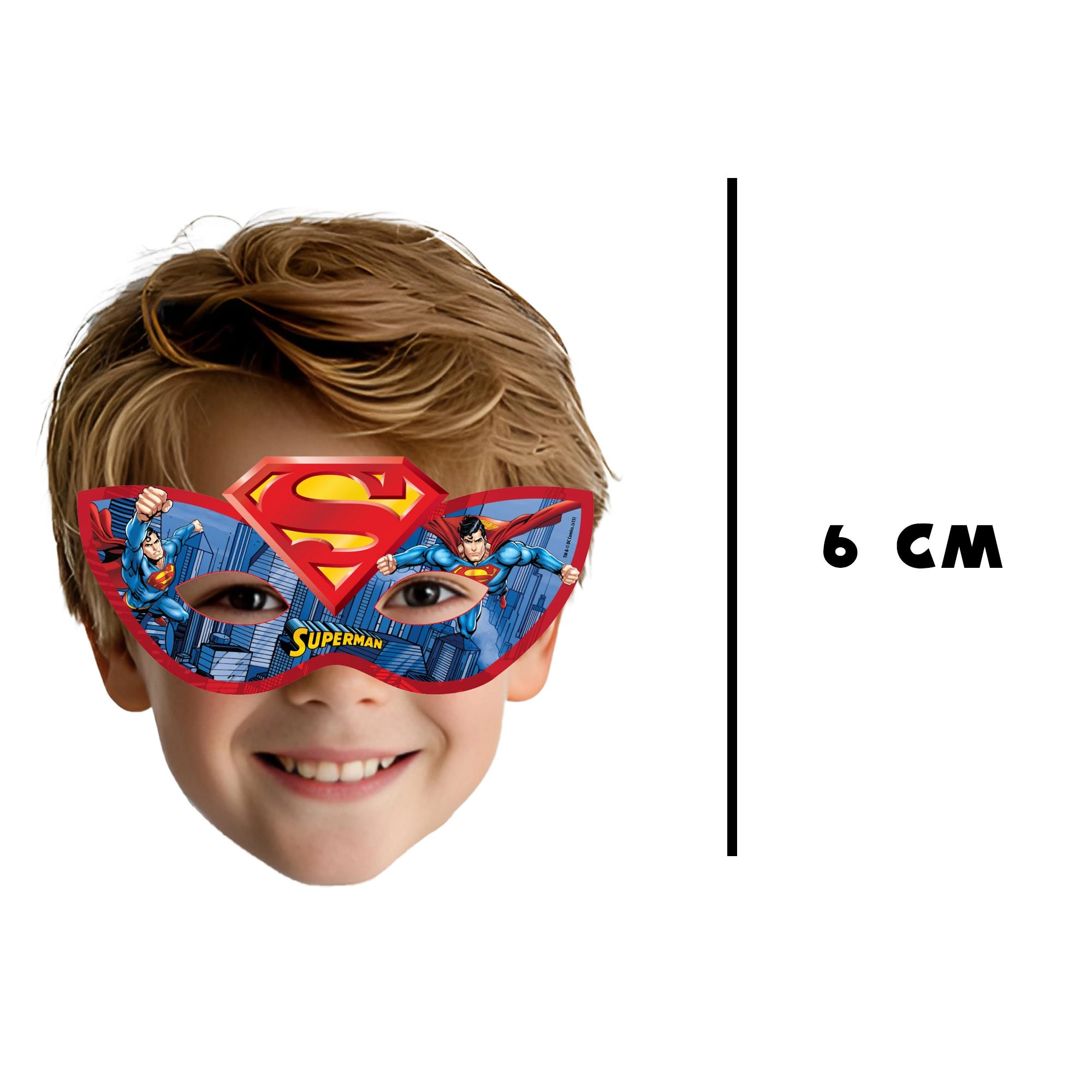 Kişiye Özel Superman Kafa Kürdan 8’li Set