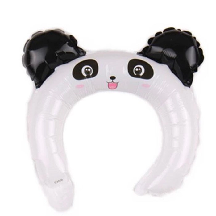 Sevimli Panda Taç Folyo Balon