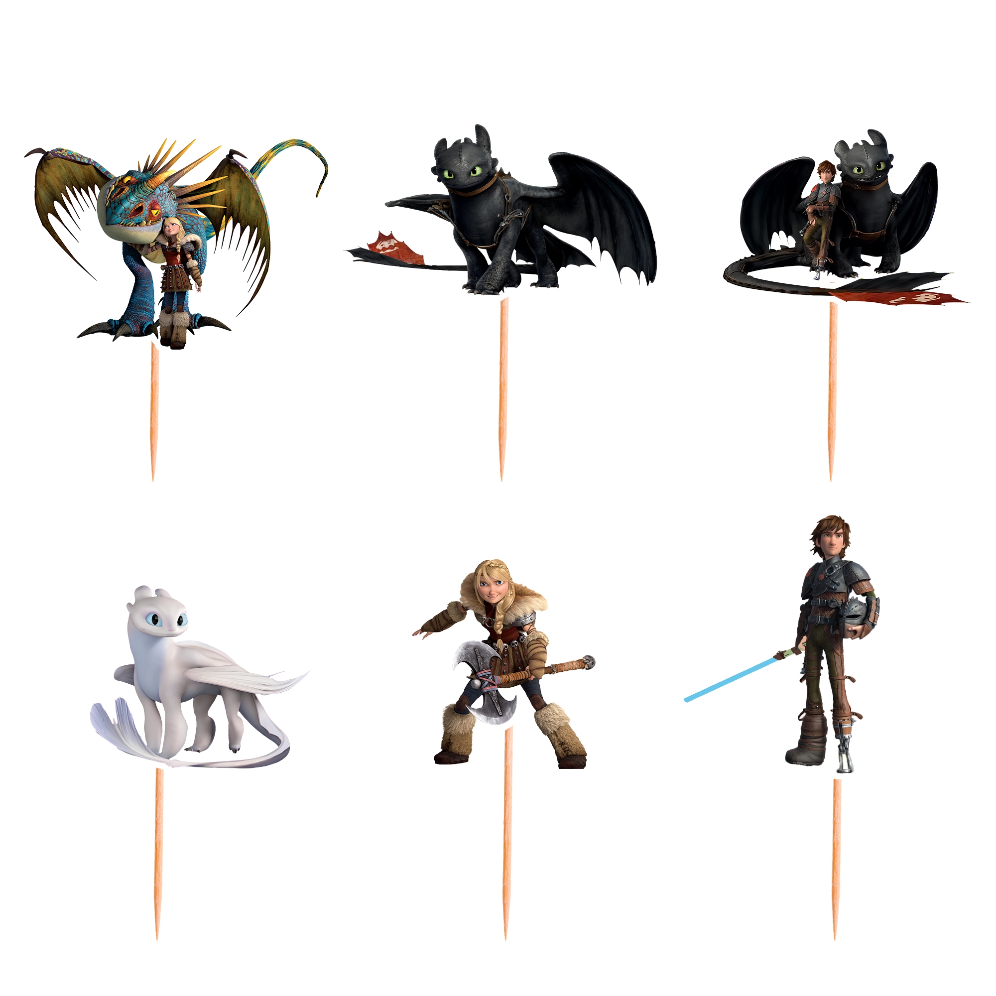 How to Train Your Dragon Temalı 6’lı Kürdan