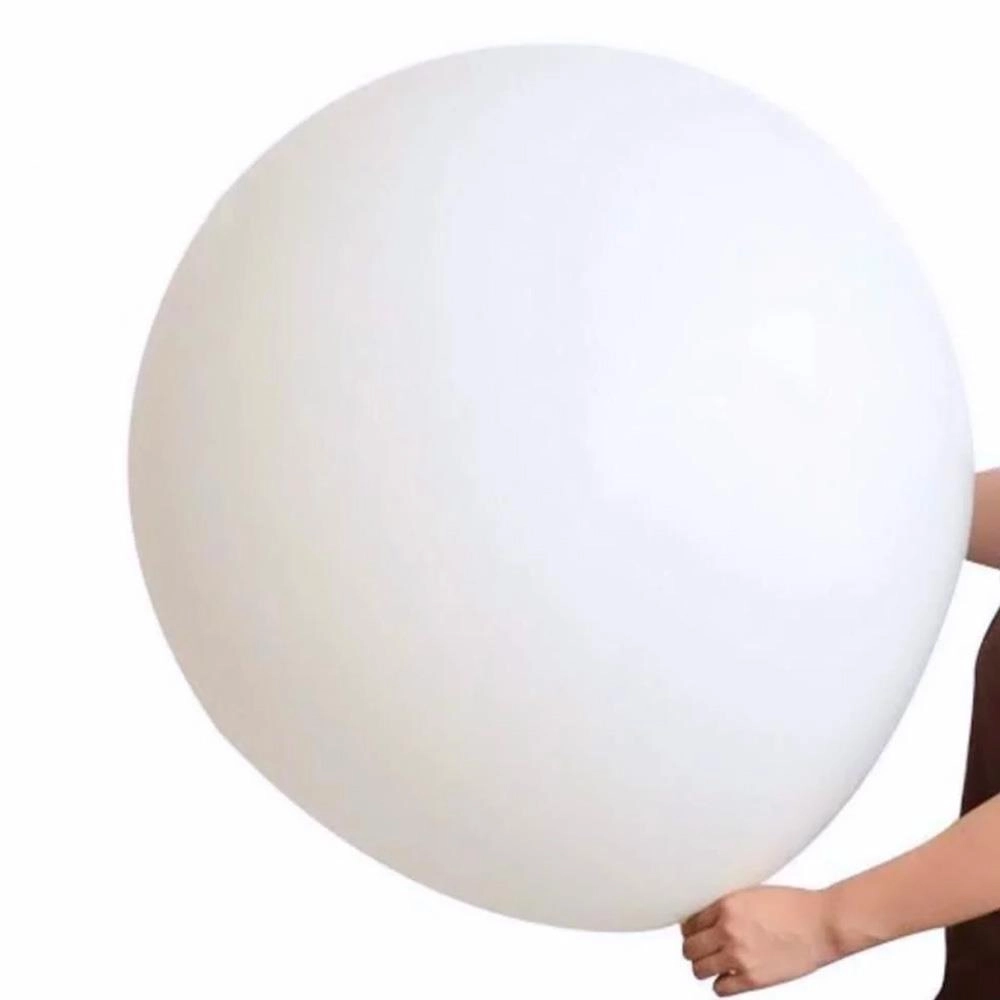 18 İnc Beyaz Renk Jumbo Boy Balon